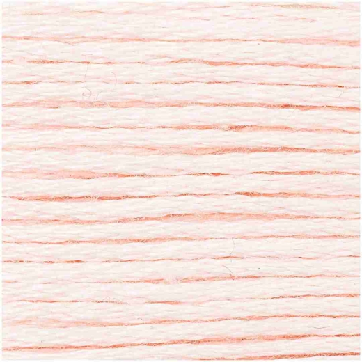 Sticktwist von Rico Design in der Farbe 260 Lachsrosa Hell