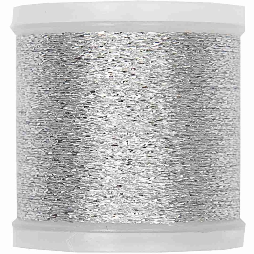 Sticktwist Metallic Silber von Rico Design No. 40 Farbe 942, Lauflänge 200 Meter