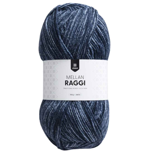 Järbo Mellanraggi Blue Denim 28218 6-fach Sockenwolle