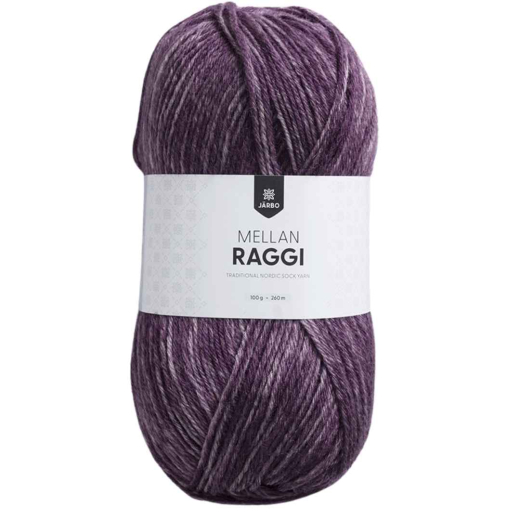 Järbo Mellanraggi Plum Denim 28221 6-fach Sockenwolle