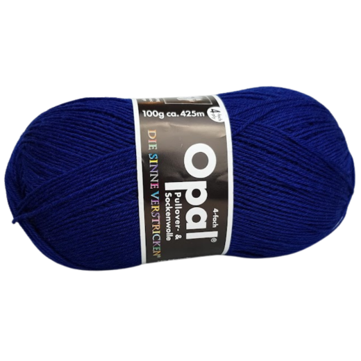 Opal Uni 4-fach - 9930: Navy Strumpfwolle