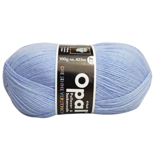 Opal Uni 4-fach - 9932: Himmelblau Strumpfwolle