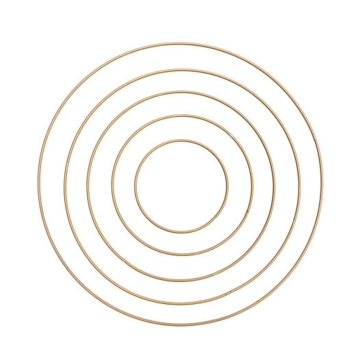 Metallring in gold 15cm von Rico Design