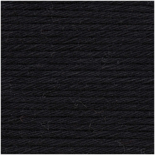 Rico creative Cotton aran Baumwolle von Rico Design Farbe 90 Schwarz