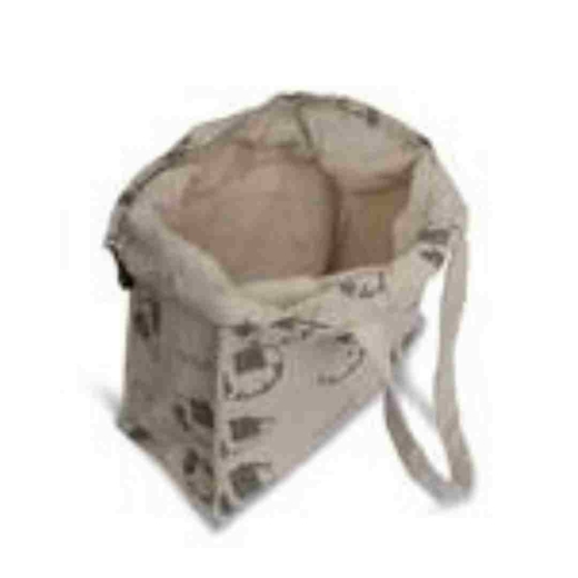 muud Shopper recycelte Baumwolle Motiv Handmade