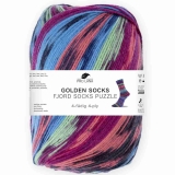 Pro Lana Golden Socks Fjord Socks Puzzle - Farbe 81 4-fach Sockenwolle 