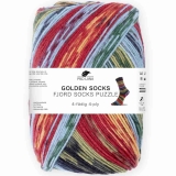 Pro Lana Golden Socks Fjord Socks Puzzle - Farbe 83 4-fach Sockenwolle Pro Lana Golden Socks Fjord Socks Puzzle - Farbe 83 4-fach Sockenwolle