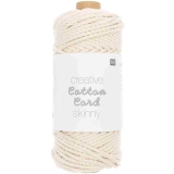 Rico Creative Cotton Cord skinny - Makramee-Garn 3mm in natur Rico Creative Cotton Cord skinny - Makramee-Garn 3mm in natur