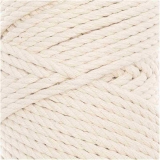 Rico Creative Cotton Cord skinny - Makramee-Garn 3mm in natur Rico Creative Cotton Cord skinny - Makramee-Garn 3mm in natur