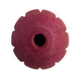 Holzperle in rot für Makramee Holzperle in rot für Makramee