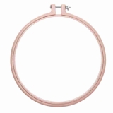 Stickring aus Kunststoff in der Farbe Puder 17,8 cm