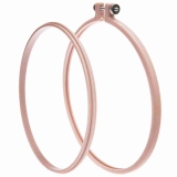 Stickring aus Kunststoff in der Farbe Puder 17,8 cm