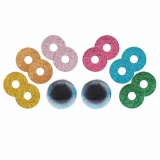 Sicherheitsaugen-Set 6 Farben 1 Paar 30mm Sicherheitsaugen-Set 6 Farben 1 Paar 30mm