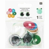 Sicherheitsaugen-Set 6 Farben 1 Paar 30mm Sicherheitsaugen-Set 6 Farben 1 Paar 30mm
