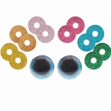 Sicherheitsaugen-Set 6 Farben 1 Paar 40mm Sicherheitsaugen-Set 6 Farben 1 Paar 40mm