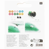 Sicherheitsaugen-Set 6 Farben 1 Paar 40mm Sicherheitsaugen-Set 6 Farben 1 Paar 40mm