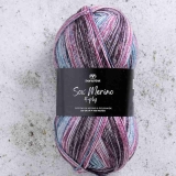 Sox Merino 4-fach Svarta Faret Farbe 444015 Sox Merino 4-fach Svarta Faret Farbe 444015
