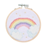 Stickset Regenbogen gezählter Kreuzstich