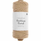 Rico Creative Cotton Cord skinny - Makramee-Garn 3mm in camel
