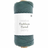 Rico Creative Cotton Cord skinny - Makramee-Garn 3mm in efeu grün Rico Creative Cotton Cord skinny - Makramee-Garn 3mm in efeu grün