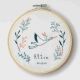 Stickset Storch - Geschenk zur Geburt eines Babys