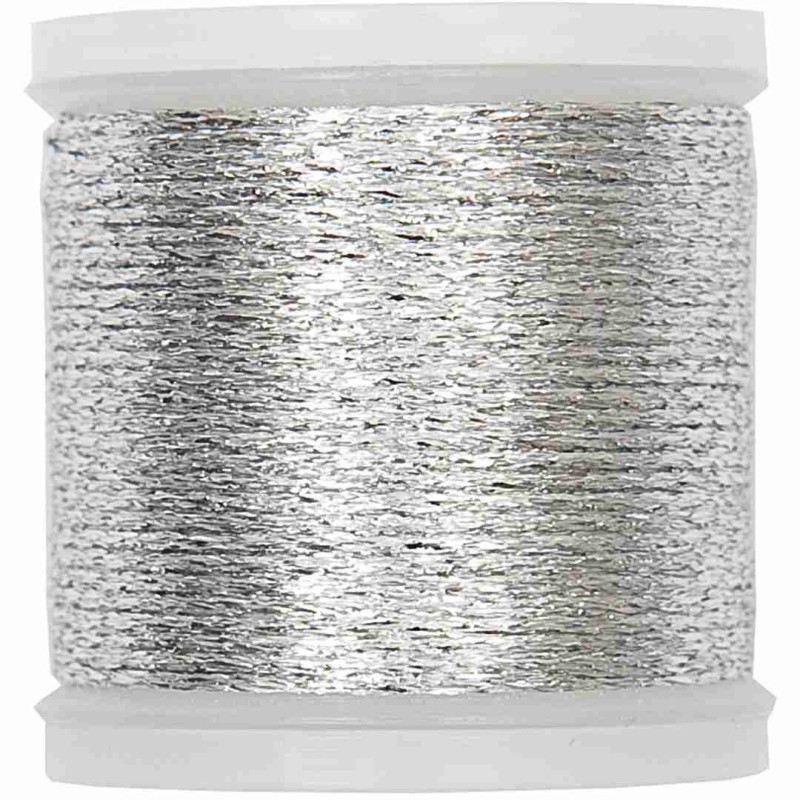 Sticktwist Metallic Silber von Rico Design No. 20 Farbe 922, Lauflänge 50 Meter