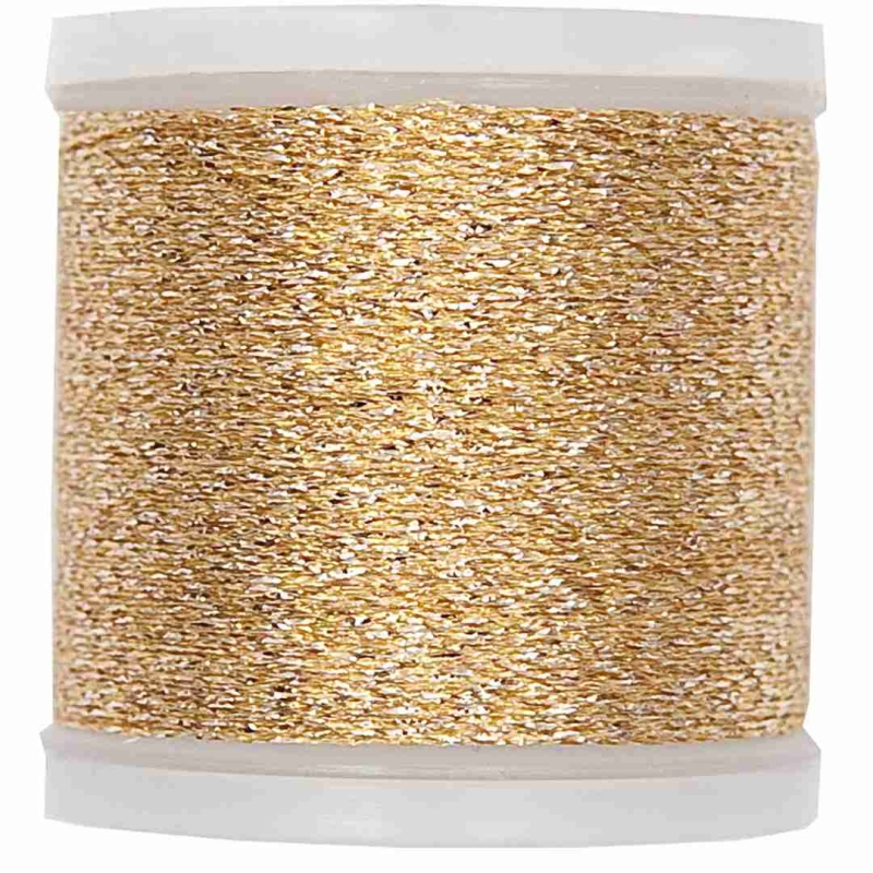 Sticktwist Metallic Gold von Rico Design No. 40 Farbe 941, Lauflänge 200 Meter