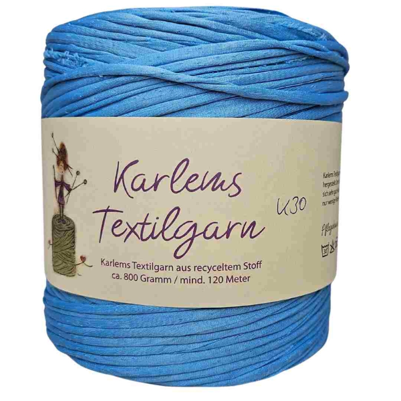 Karlems Textilgarn in Hellblau K30