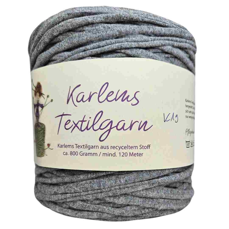 Karlems Textilgarn in Grau K19