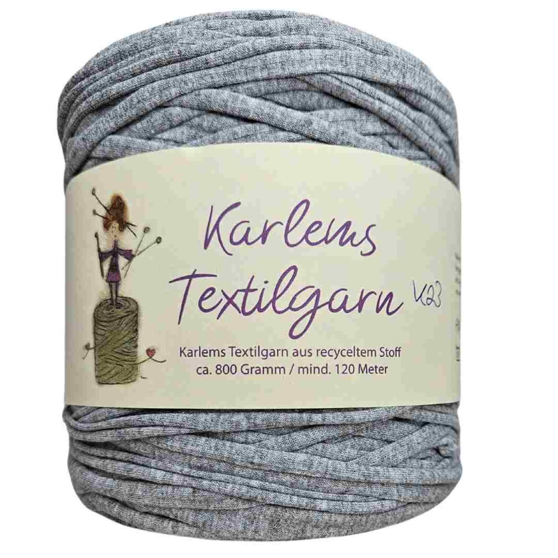 Karlems Textilgarn in Grau K23