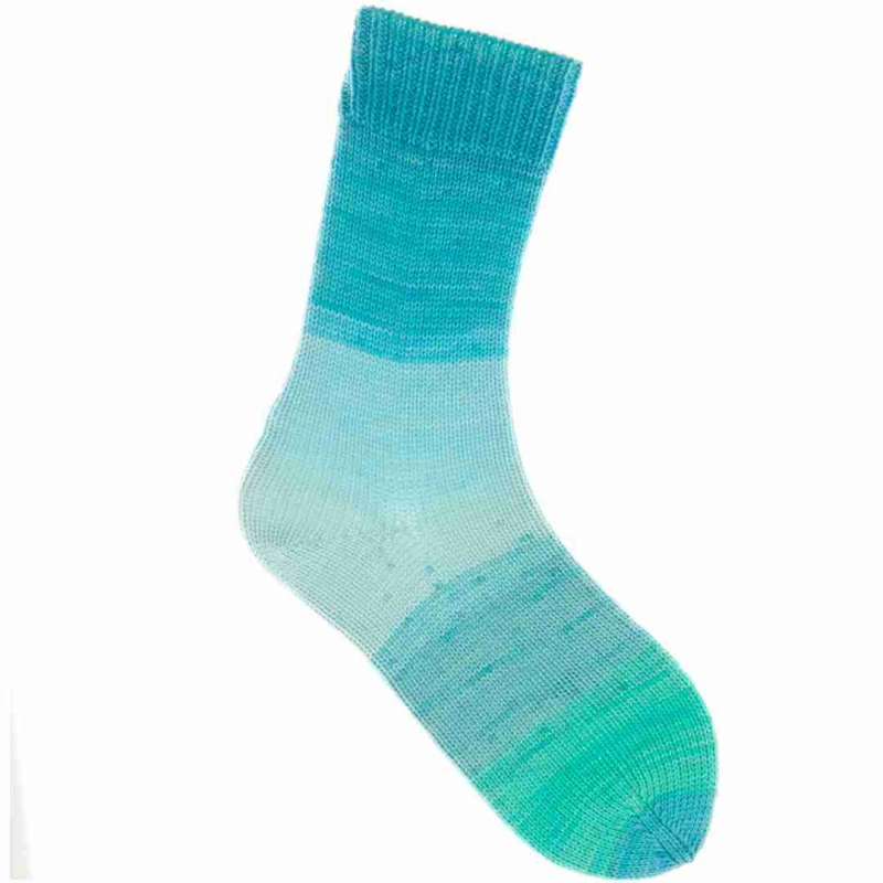 Superba Cashmeri Luxury Socks 4-fädig von Rico Design - Farbe 030 aqua