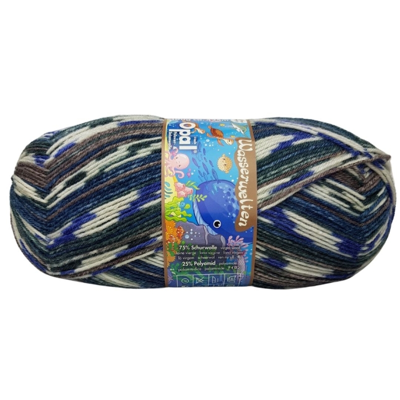 Opal Wasserwelten – 11144 Mangrovenwald - 4-fach Sockenwolle