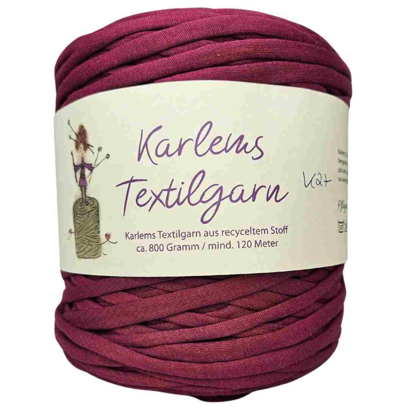 Karlems Textilgarn in Magenta K27