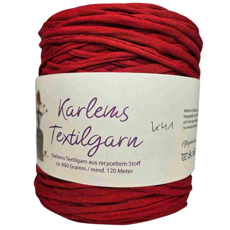 Karlems Textilgarn in Rot K41