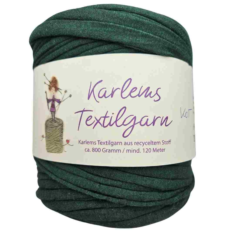 Karlems Textilgarn in Dunkelgrün K05