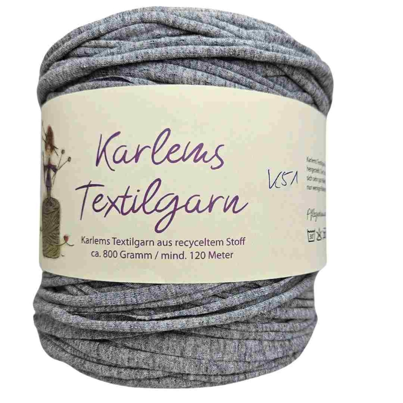 Karlems Textilgarn in Hellgrau K51