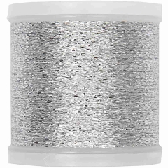 Sticktwist Metallic Silber von Rico Design No. 40 Farbe 942, Lauflänge 200 Meter