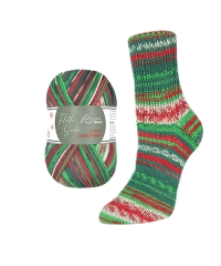 Flotte Socke 6-fach Christmas von Rellana Farbe 0621