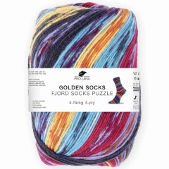 Pro Lana Golden Socks Fjord Socks Puzzle - Farbe 80 4-fach Sockenwolle 