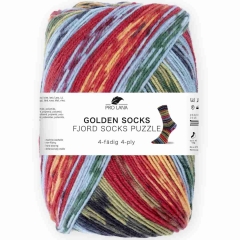 Pro Lana Golden Socks Fjord Socks Puzzle - Farbe 83 4-fach Sockenwolle 