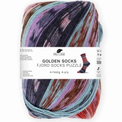 Pro Lana Golden Socks Fjord Socks Puzzle - Farbe 84 4-fach Sockenwolle 