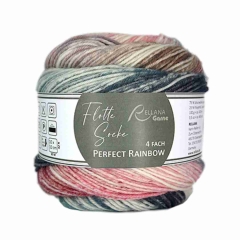 Flotte Socke 4-fach Perfect Rainbow von Rellana Farbe 3124