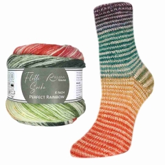 Flotte Socke 4-fach Perfect Rainbow von Rellana Farbe 3125