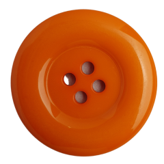 Knopf aus Kunststoff orange 5cm