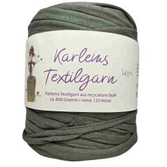 Karlems Textilgarn in oliv grün K04