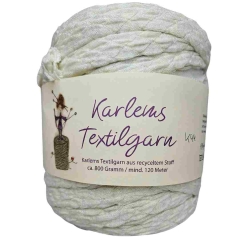 Karlems Textilgarn in Eierschalen-Weiß K44