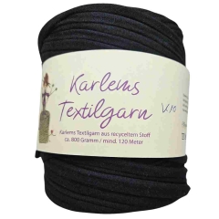 Karlems Textilgarn in Schwarz K10