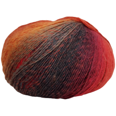 Longcolors von Hjertegarn - Farbe 17: rot Sockenwolle