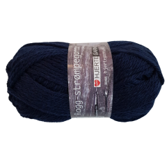 Ragg und Ragg Melange von Hjertegarn Farbe 990: dunkelblau - Sockenwolle