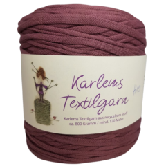 Karlems Textilgarn in bordeaux rot H19